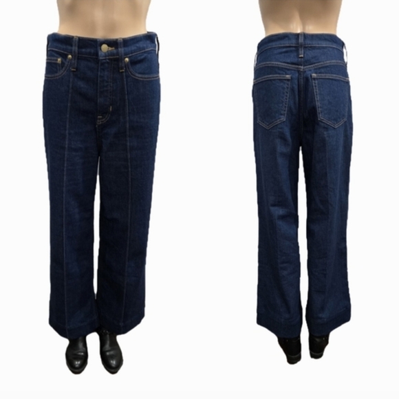 J. Crew High-Rise Wide-Leg Trouser Jeans Size 26 - Picture 6 of 9